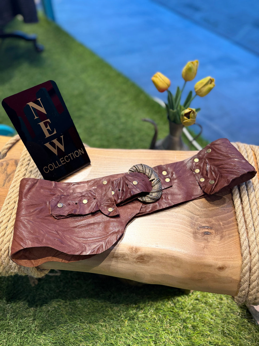 Agnes Luxe El Yapımı Deri Kemer Aksesuar > Kemer butik bohem giyim – Yılday Gür Butik Üsküdar Emaar