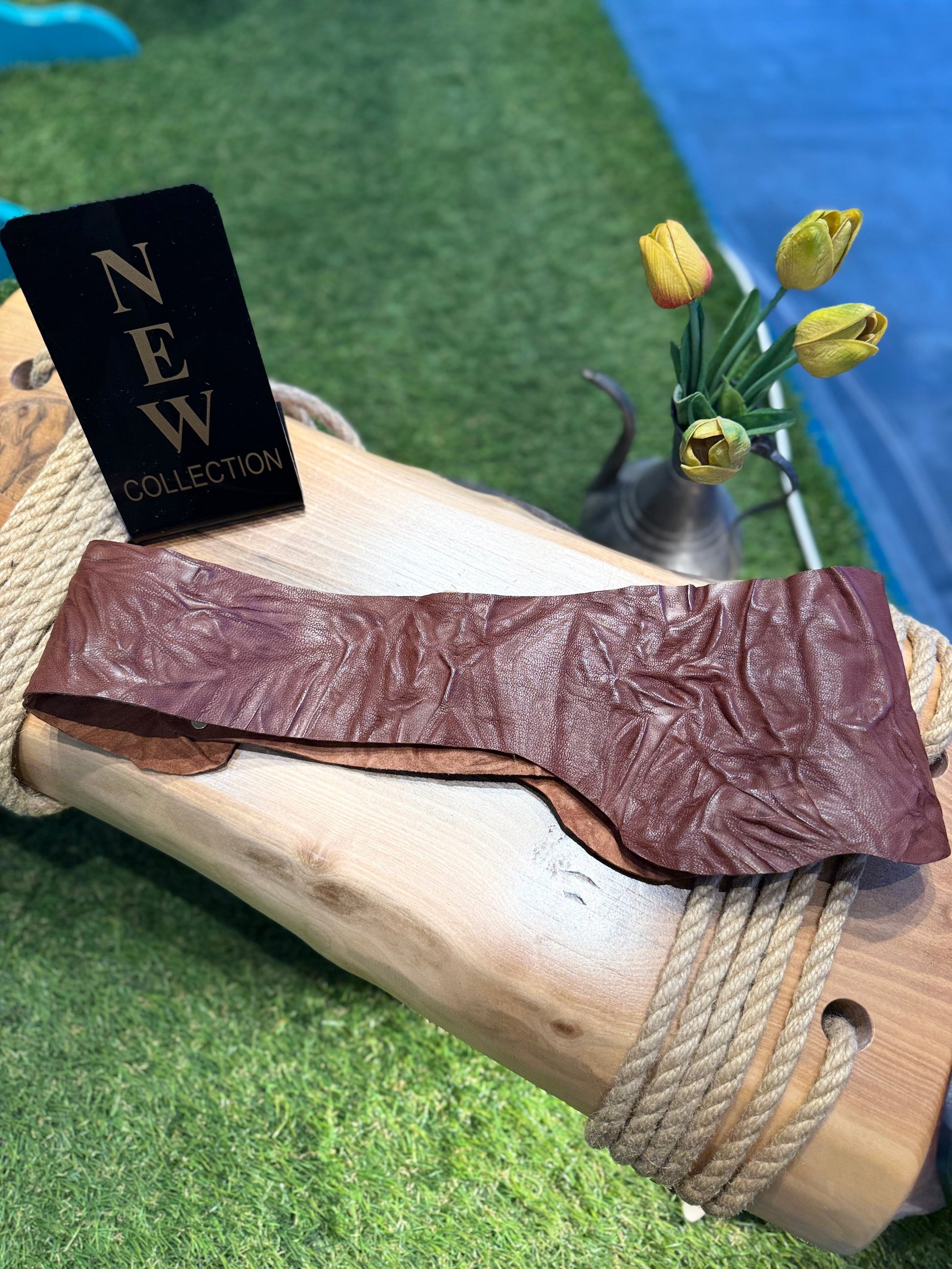 Agnes Luxe El Yapımı Deri Kemer – Bohem Tarz Kadın Giyim Tasarım | Yılday Gür Butik