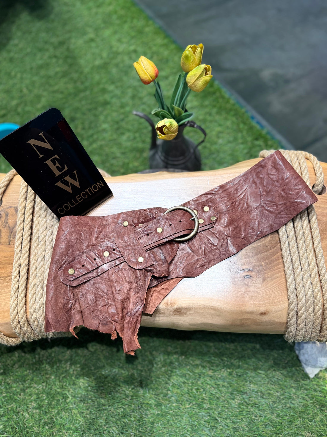 Aldeburgh Luxe El Yapımı Deri Kemer Aksesuar > Kemer butik bohem giyim – Yılday Gür Butik Üsküdar Emaar