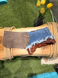 Alouette Etnik Avantgarde Patchwork Tasarım Denim & Nubuk Deri Kemer – Bohem Tarz Kadın Giyim Tasarım | Yılday Gür Butik