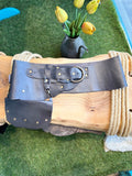 Antonia El Yapımı Hakiki Deri Cepli Bohem Korse Kemer – Bohem Tarz Kadın Giyim Tasarım | Yılday Gür Butik