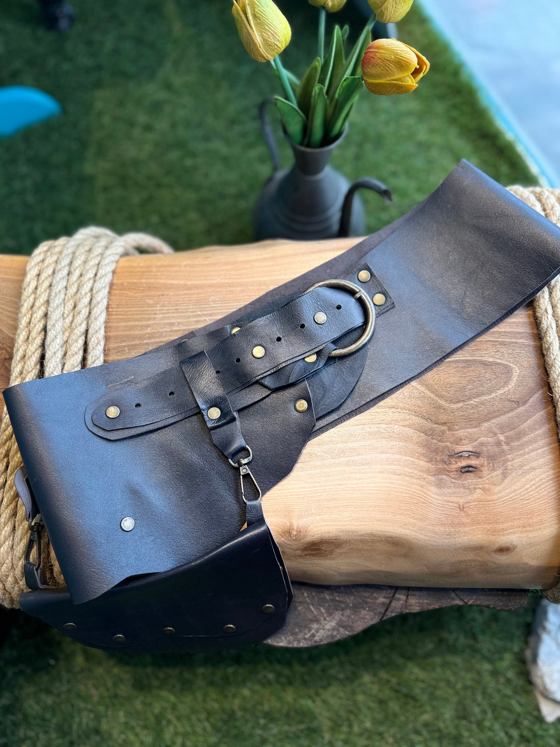 Antonia El Yapımı Hakiki Deri Cepli Bohem Korse Kemer Aksesuar > Kemer butik bohem giyim – Yılday Gür Butik Üsküdar Emaar