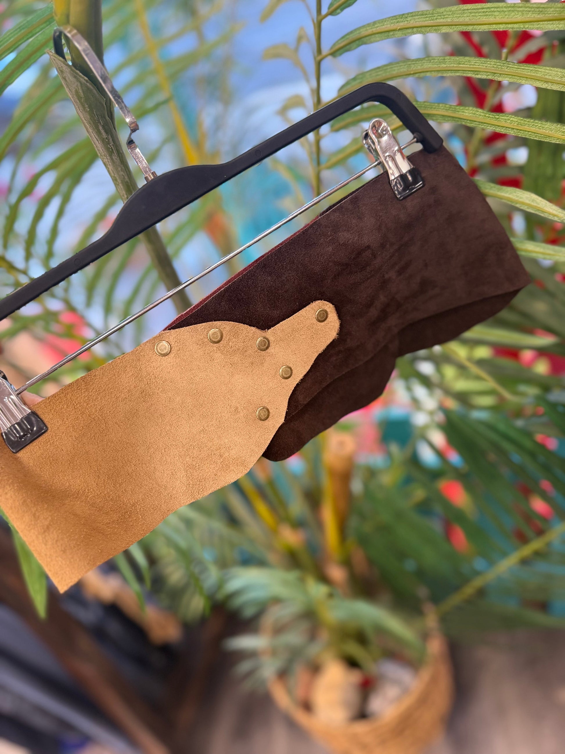 Brunelle Deri Kemer | Çift Tonlu El Yapımı Bohem Tasarım Aksesuar > Kemer butik bohem giyim – Yılday Gür Butik Üsküdar Emaar