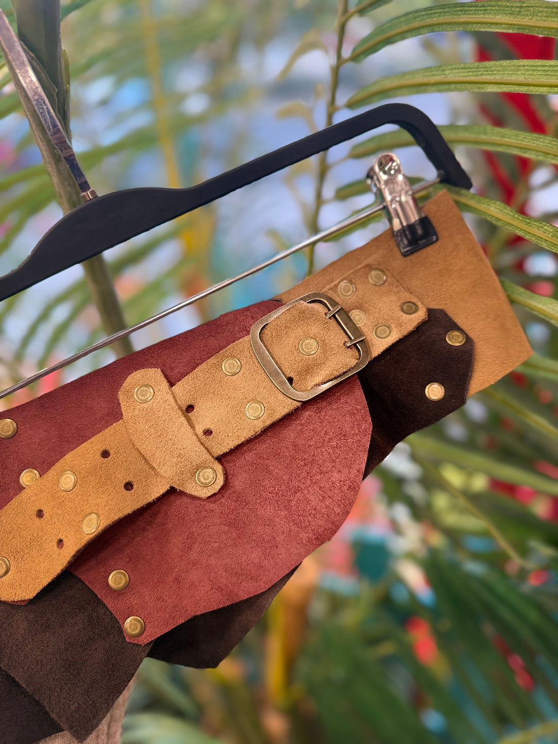 Brunelle Deri Kemer | Çift Tonlu El Yapımı Bohem Tasarım Aksesuar > Kemer butik bohem giyim – Yılday Gür Butik Üsküdar Emaar