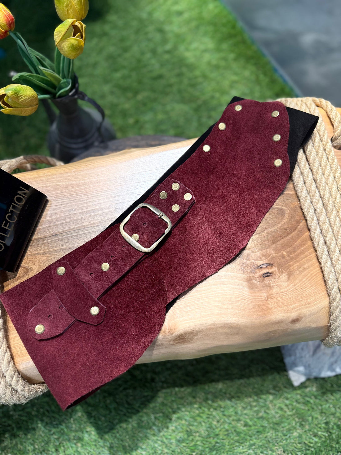 Burgess El Yapımı Nubuk Kemer – Bohem Tarz Kadın Giyim Tasarım | Yılday Gür Butik