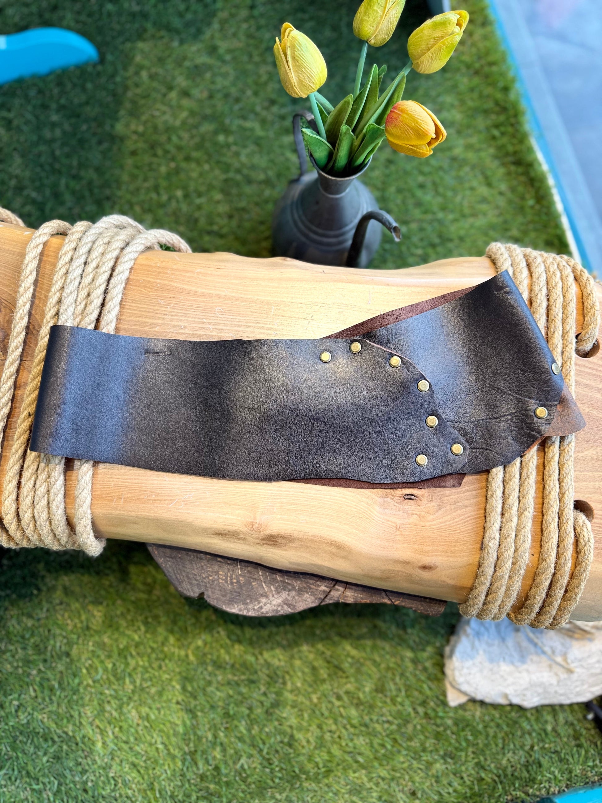 Cassian El Yapımı Hakiki Deri Bohem Korse Kemer – Bohem Tarz Kadın Giyim Tasarım | Yılday Gür Butik