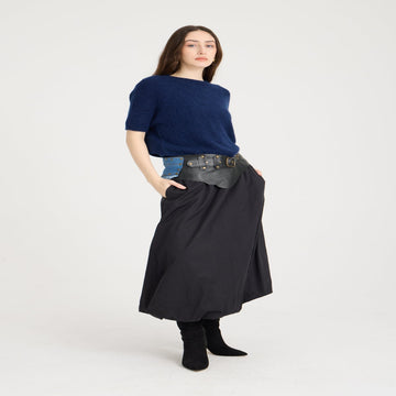 Chestler El Yapımı Denim Deri Kemer Aksesuar > Kemer butik bohem giyim – Yılday Gür Butik Üsküdar Emaar