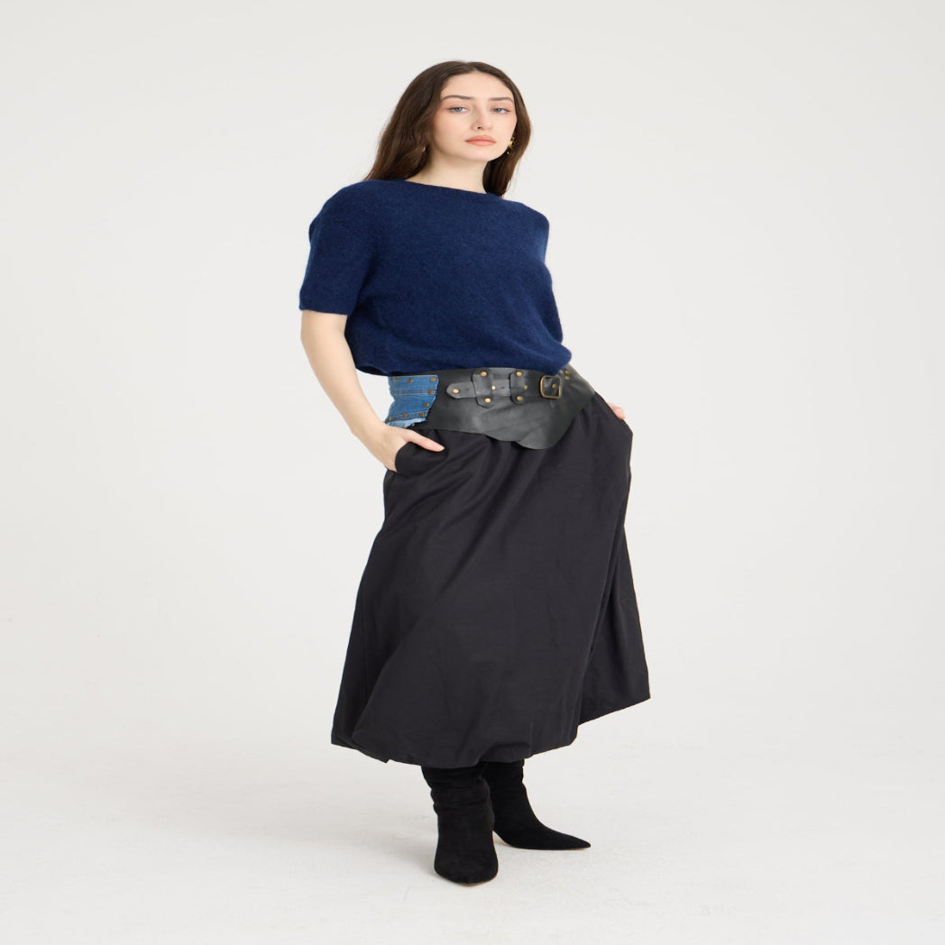 Chestler El Yapımı Denim Deri Kemer Aksesuar > Kemer butik bohem giyim – Yılday Gür Butik Üsküdar Emaar