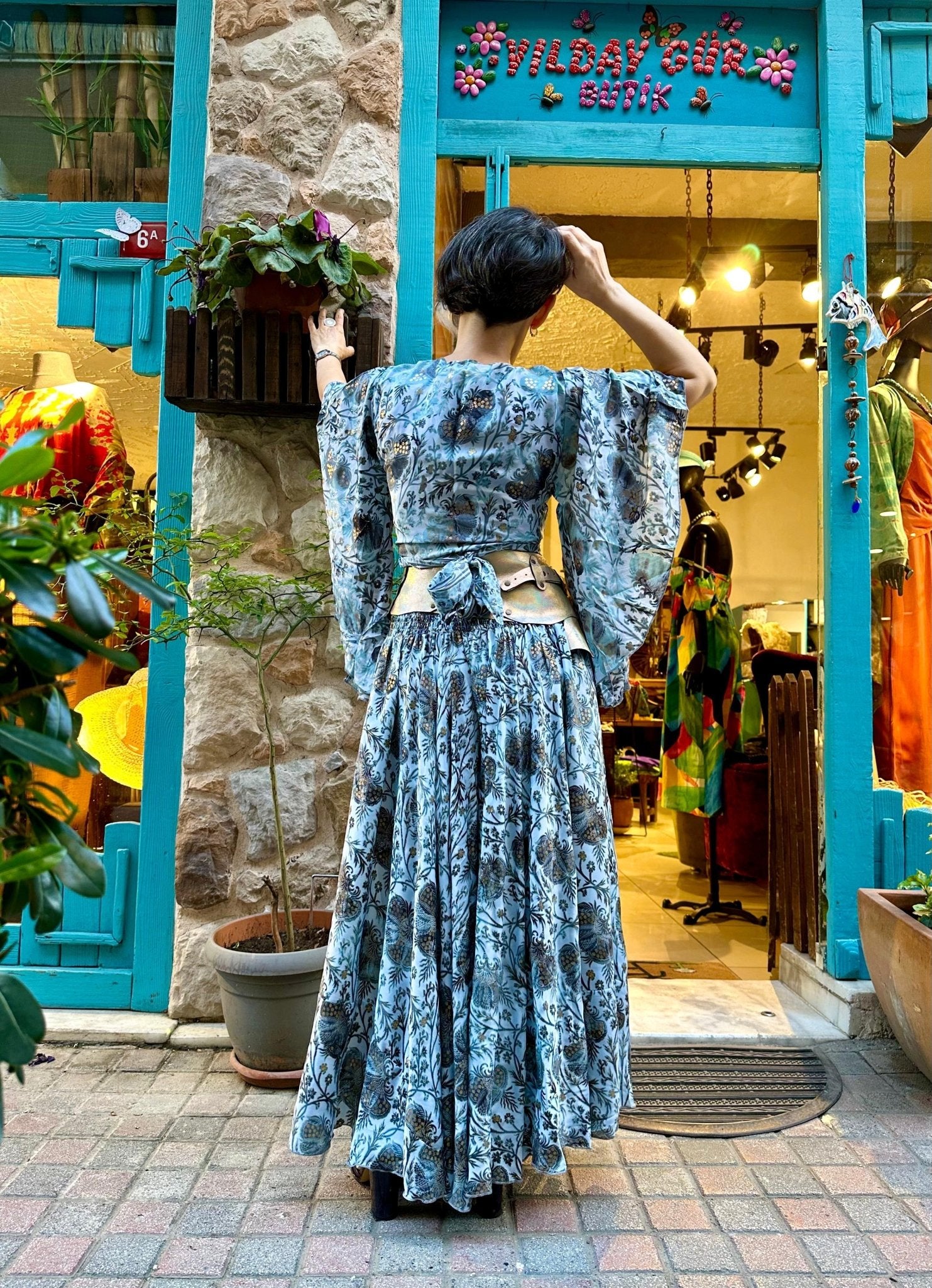 Çiçek Desenli Takım Elbiseler butik bohem giyim – Yılday Gür Butik Üsküdar Emaar