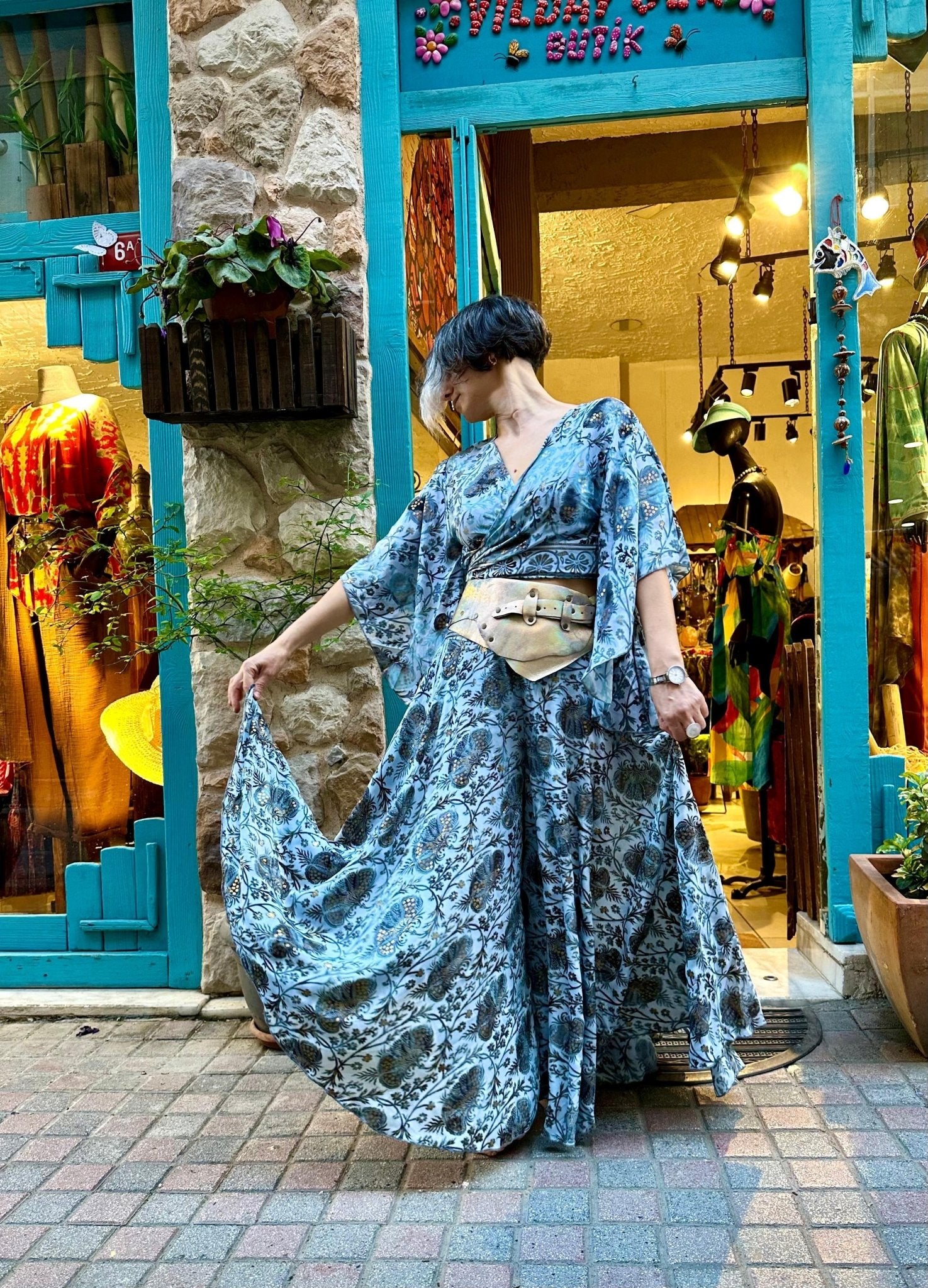 Çiçek Desenli Takım Elbiseler butik bohem giyim – Yılday Gür Butik Üsküdar Emaar