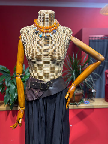 Cooperlane Hakiki Deri El Yapımı Bohem Kemer – Çikolata Kahve Aksesuar > Kemer butik bohem giyim – Yılday Gür Butik Üsküdar Emaar