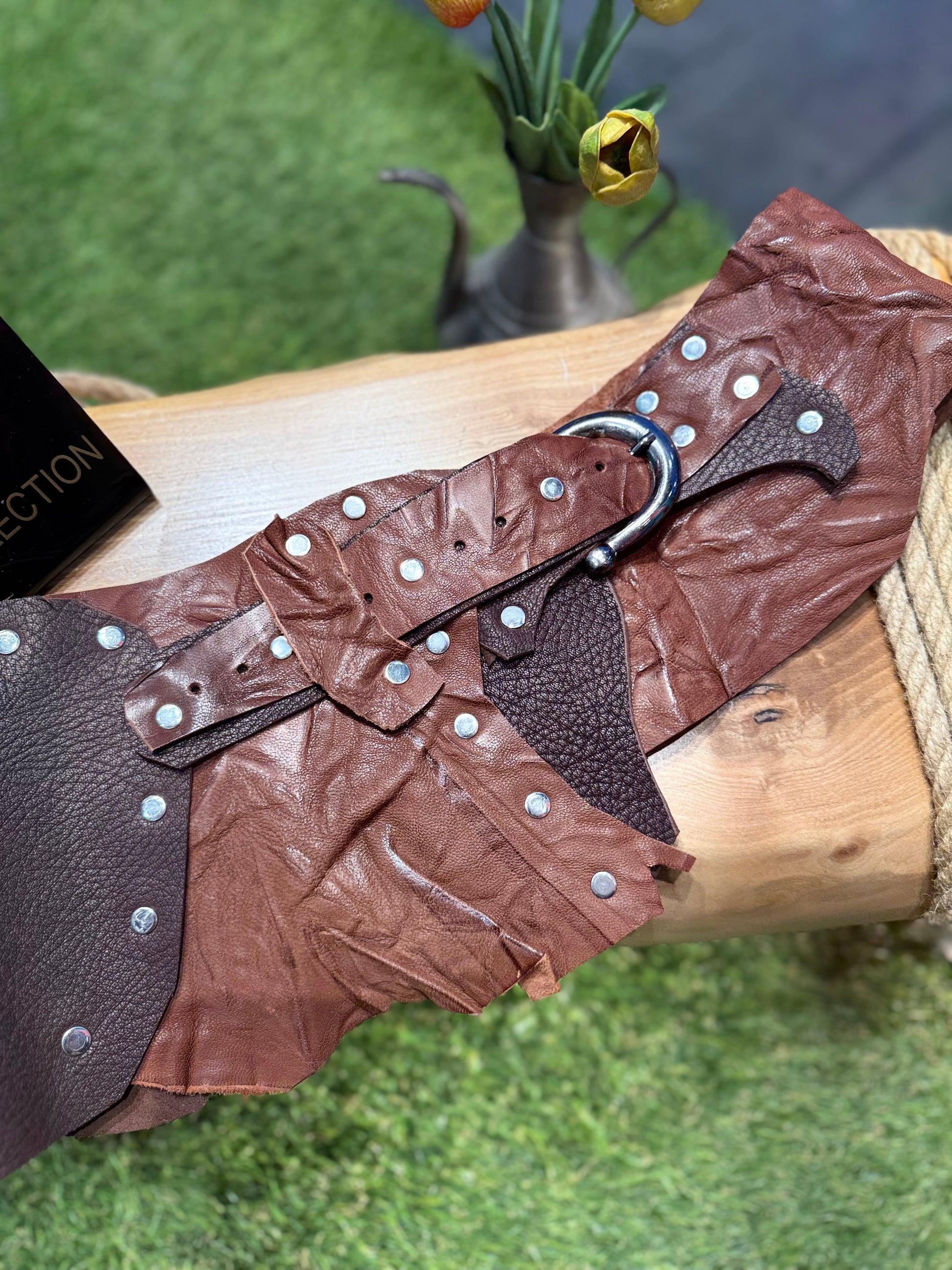 Cove Luxe El Yapımı Deri Kemer Aksesuar > Kemer butik bohem giyim – Yılday Gür Butik Üsküdar Emaar