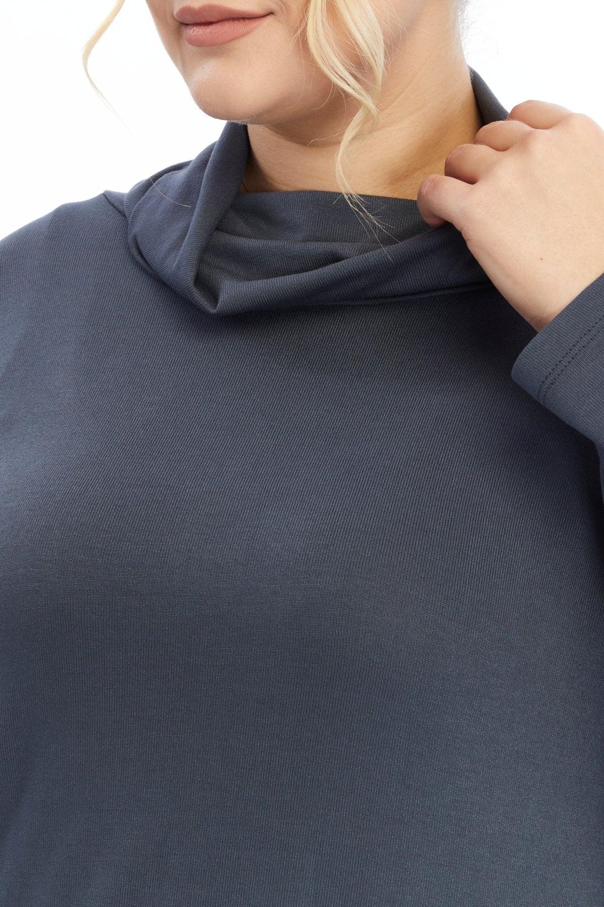 Degaje Yaka Antrasit Bluz Giyim > Bluzlar butik bohem giyim – Yılday Gür Butik