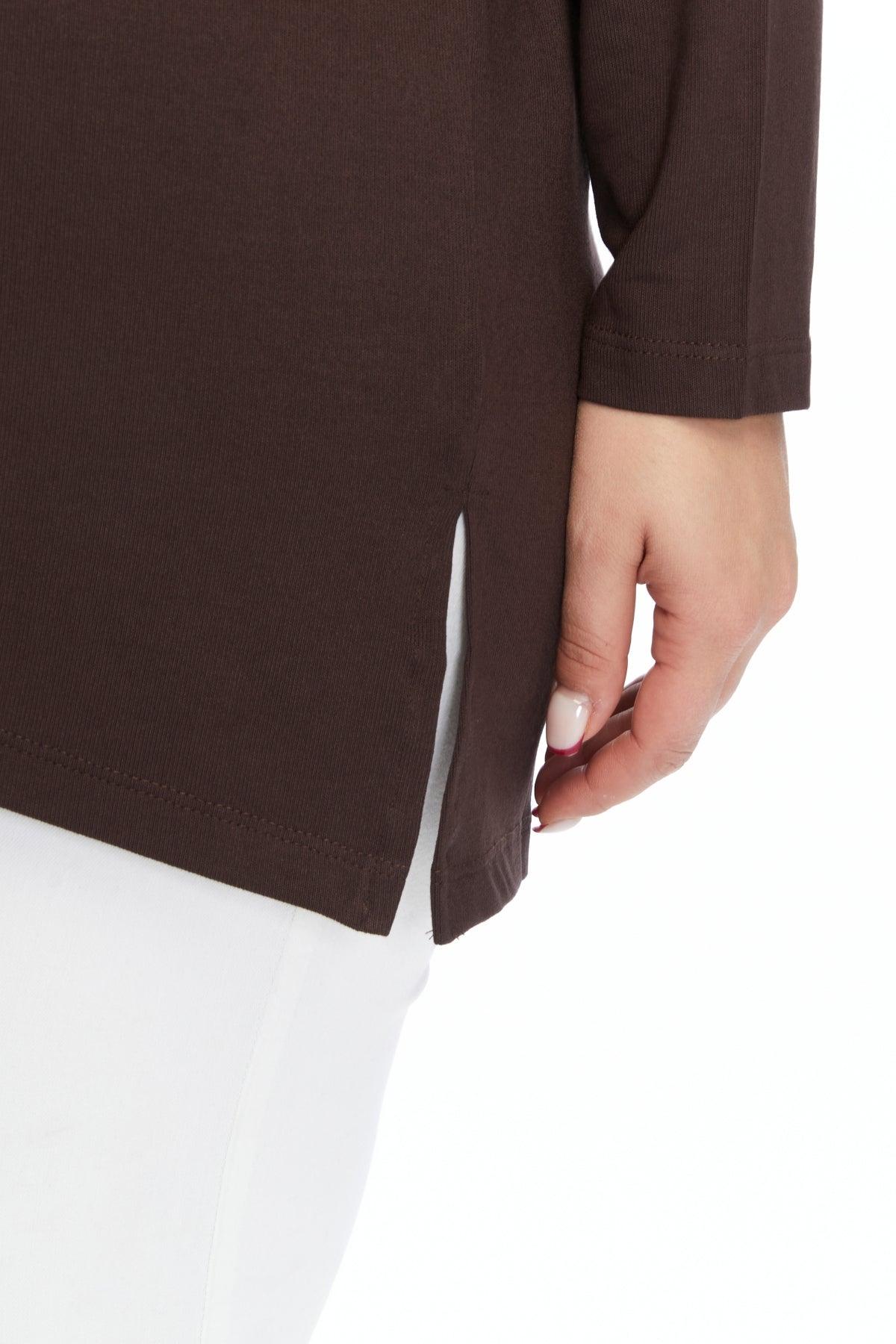 Degaje Yaka Kahverengi Bluz Giyim > Bluzlar butik bohem giyim – Yılday Gür Butik Üsküdar Emaar