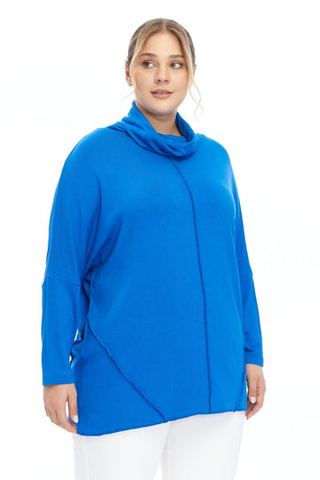 Degaje Yaka Triko Mavi Bluz Giyim > Bluzlar butik bohem giyim – Yılday Gür Butik
