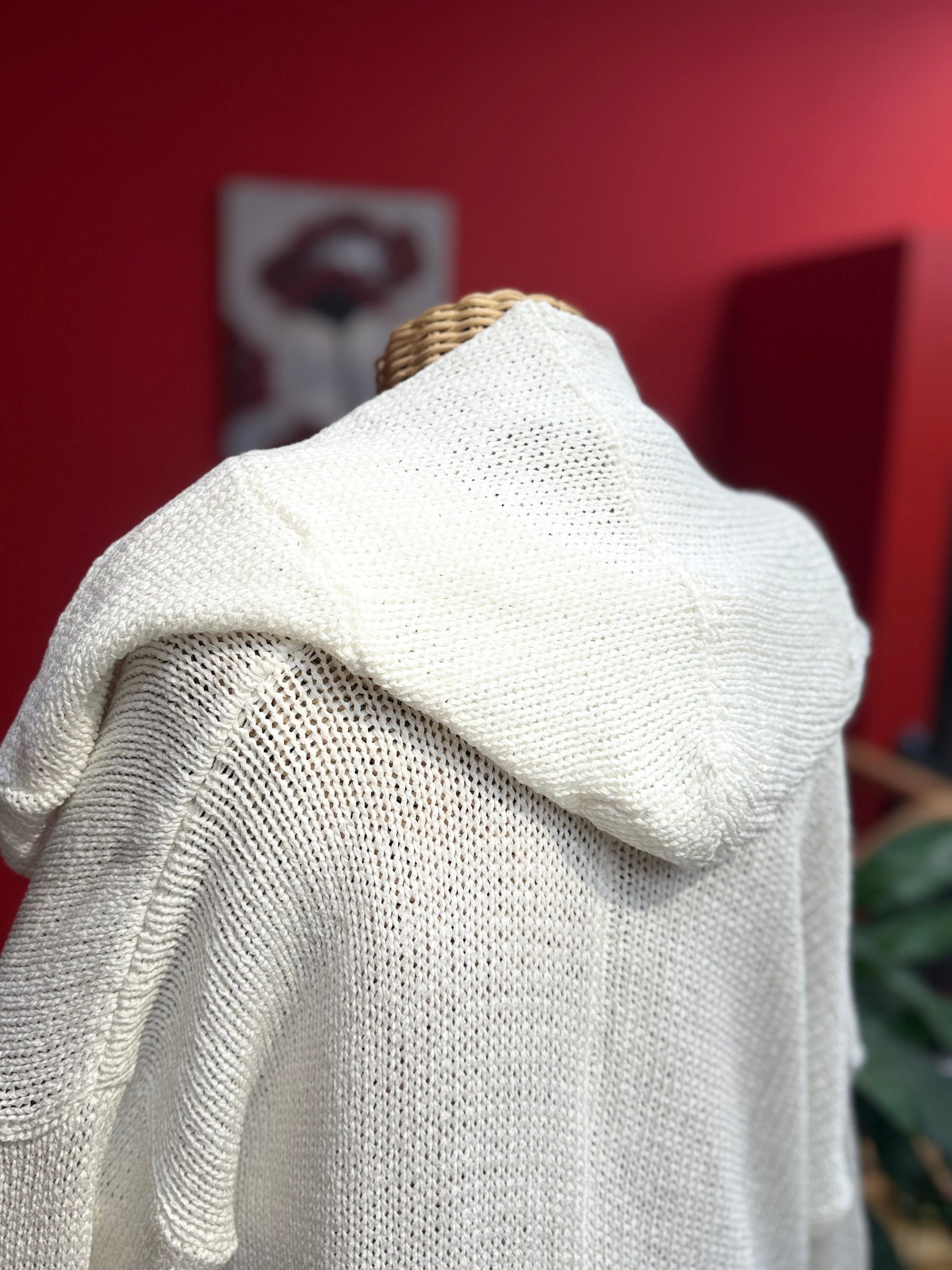 Dökümlü Cep Detaylı Salaş Triko Hırka Giyim > Üst Giyim > Kazak & Hırka > Kazak butik bohem giyim – Yılday Gür Butik Üsküdar Emaar