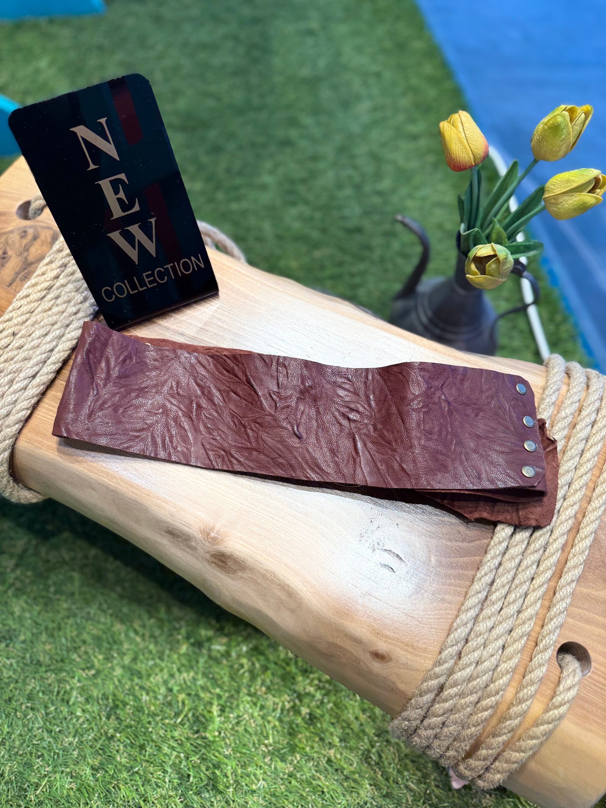 Edith El Yapımı Deri Kemer Aksesuar > Kemer butik bohem giyim – Yılday Gür Butik Üsküdar Emaar