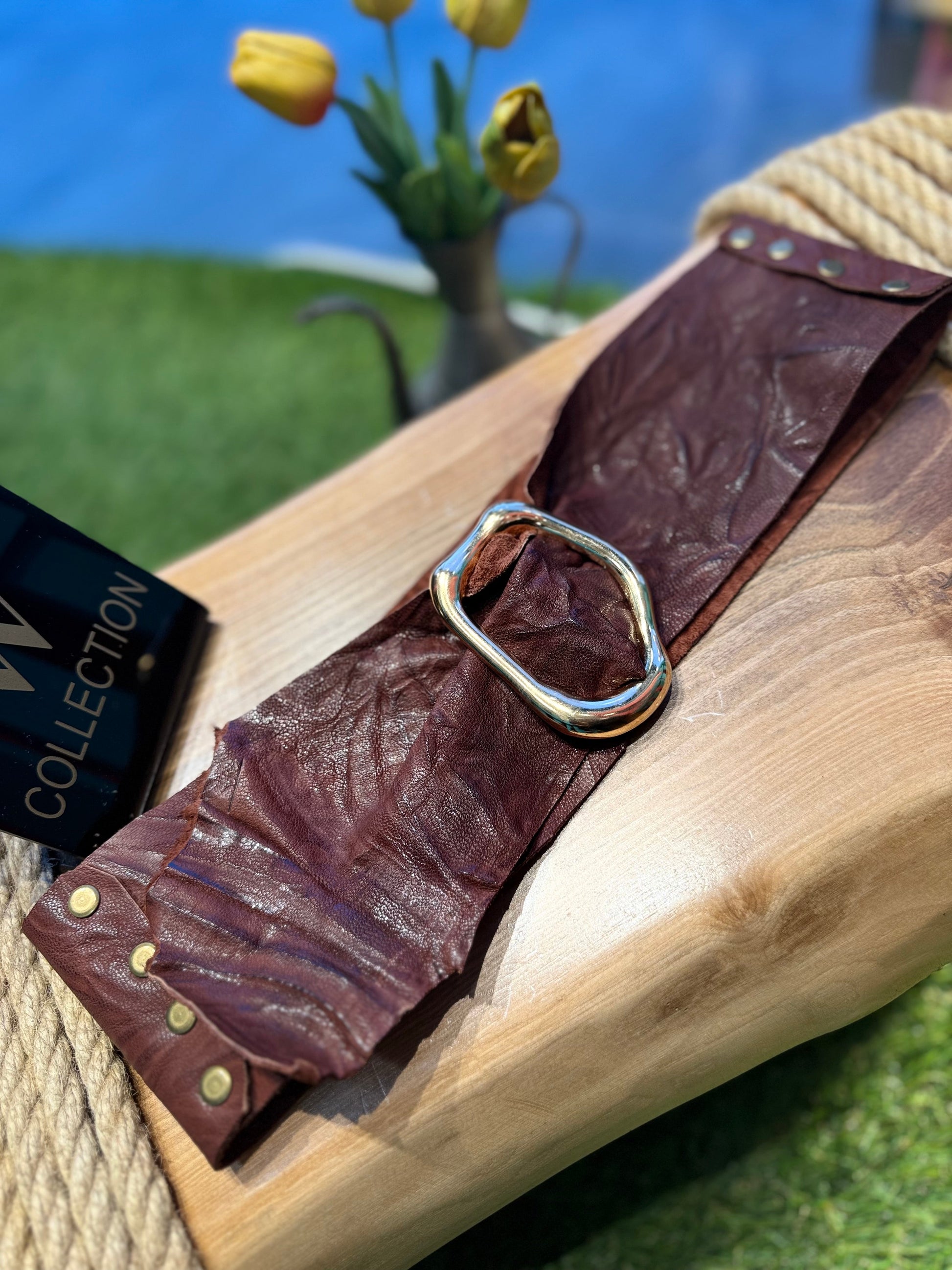 Edith El Yapımı Deri Kemer Aksesuar > Kemer butik bohem giyim – Yılday Gür Butik Üsküdar Emaar