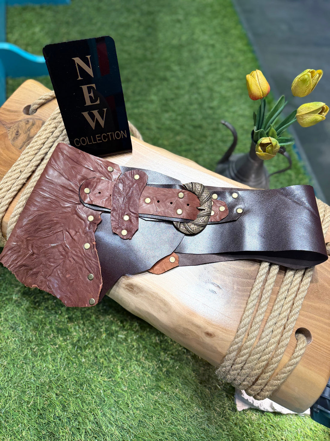 Elowen Luxe El Yapımı Deri Kemer – Bohem Tarz Kadın Giyim Tasarım | Yılday Gür Butik