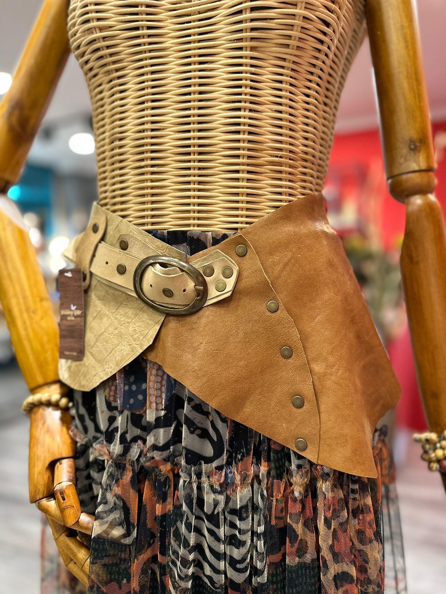 Etnik El Yapımı Hakiki Deri Kemer butik bohem giyim – Yılday Gür Butik Üsküdar Emaar