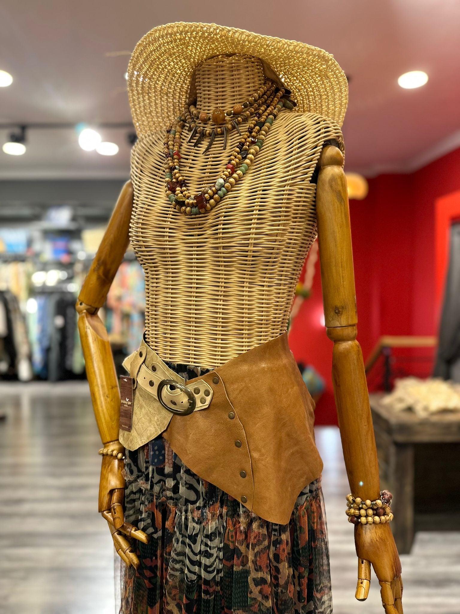 Etnik El Yapımı Hakiki Deri Kemer butik bohem giyim – Yılday Gür Butik Üsküdar Emaar