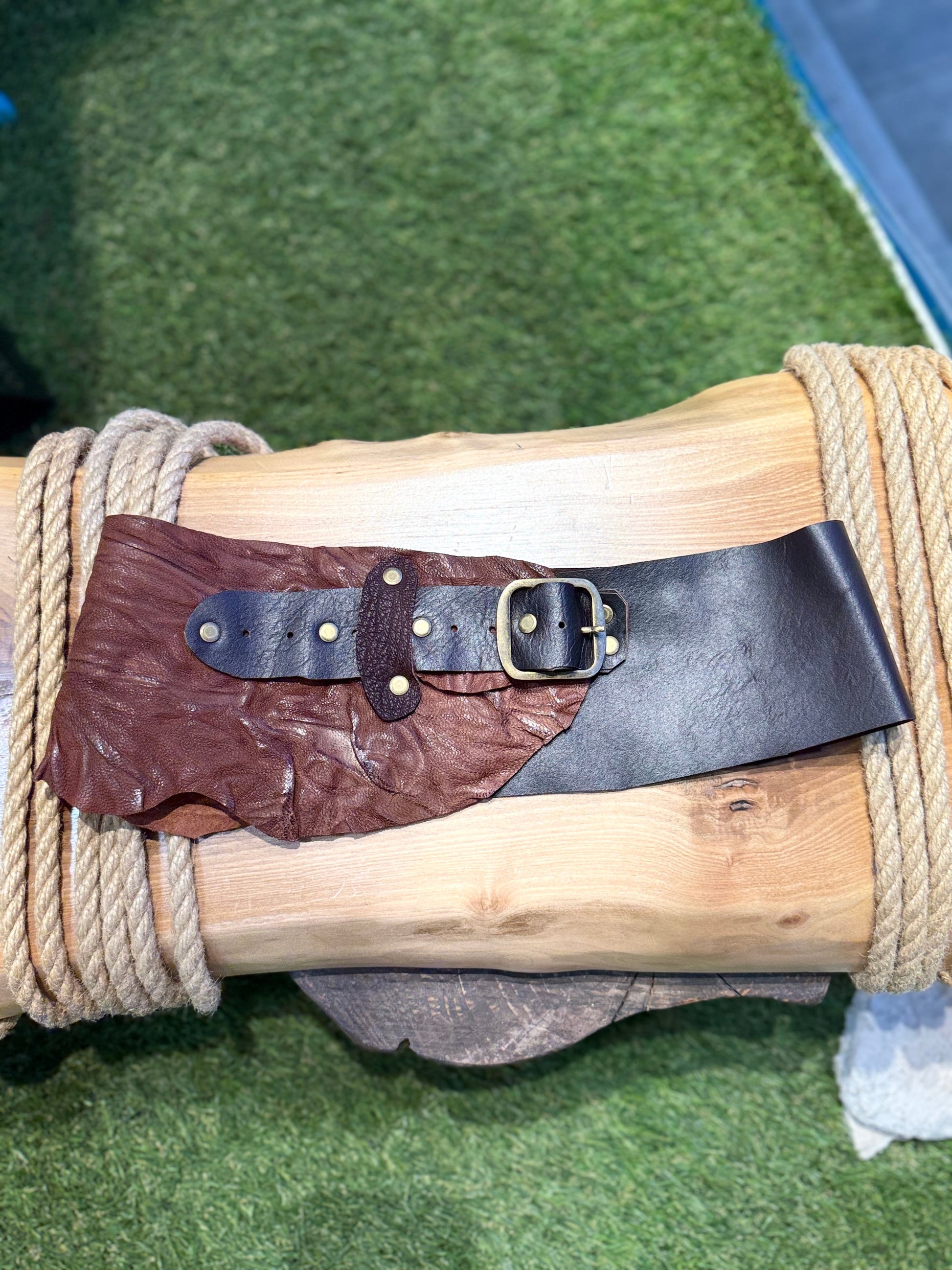 Eulalia El Yapımı Bohem Deri Kemer - Etnik Tasarım Vintage Kadın Kemeri – Bohem Tarz Kadın Giyim Tasarım | Yılday Gür Butik