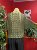 Haki Saç Örgü Triko Kazak Giyim > Üst Giyim > Kazak & Hırka > Kazak butik bohem giyim – Yılday Gür Butik Üsküdar Emaar