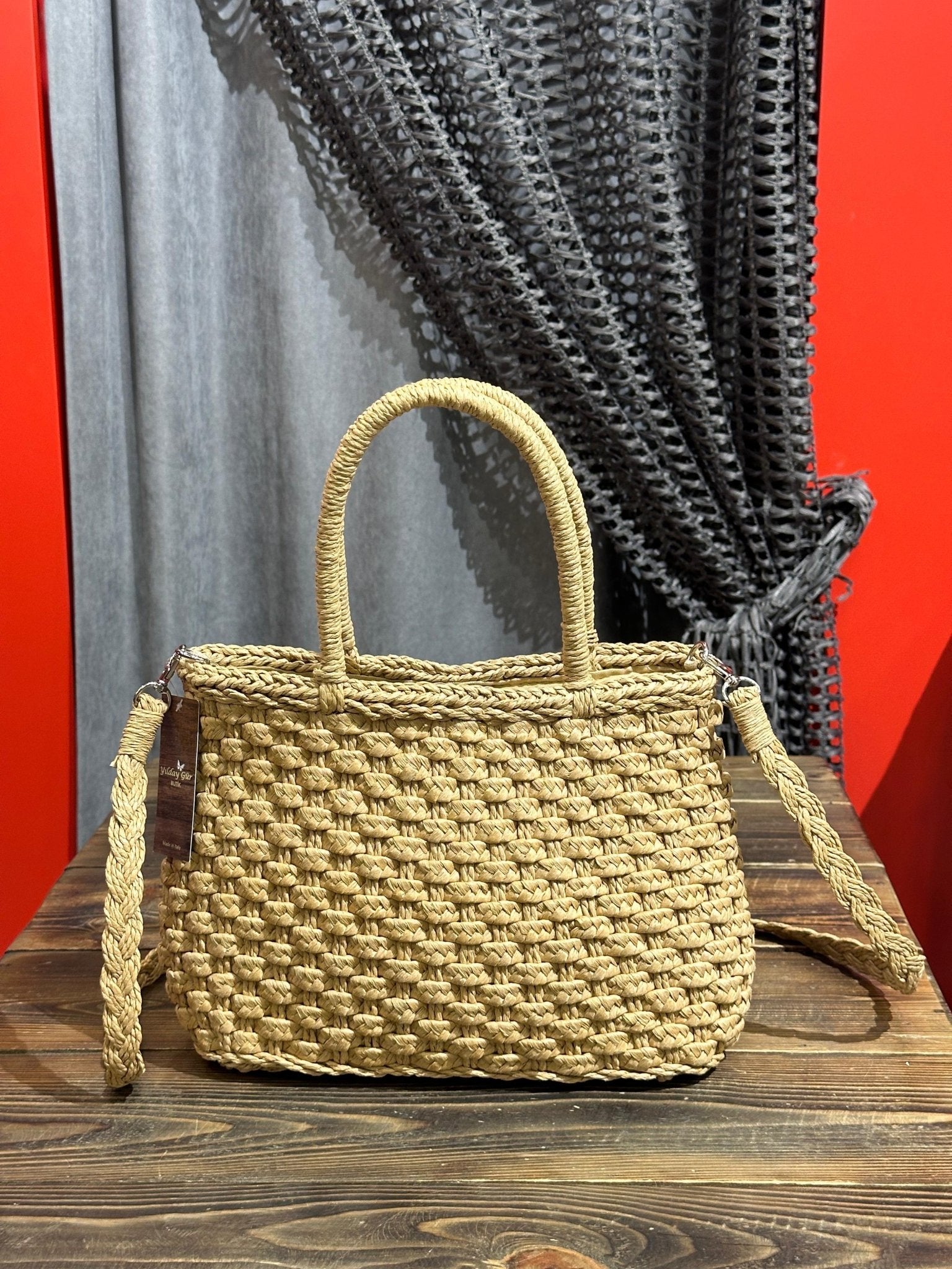 Hasır İnci Detaylı Çanta Aksesuarlar butik bohem giyim – Yılday Gür Butik Üsküdar Emaar