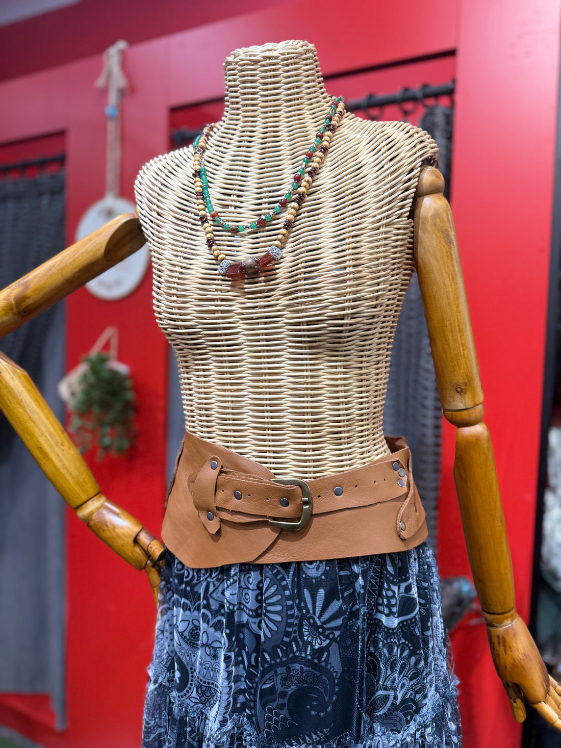 Claudine Deri Kemer | Taba Hakiki Deri El Yapımı Bel Kemer