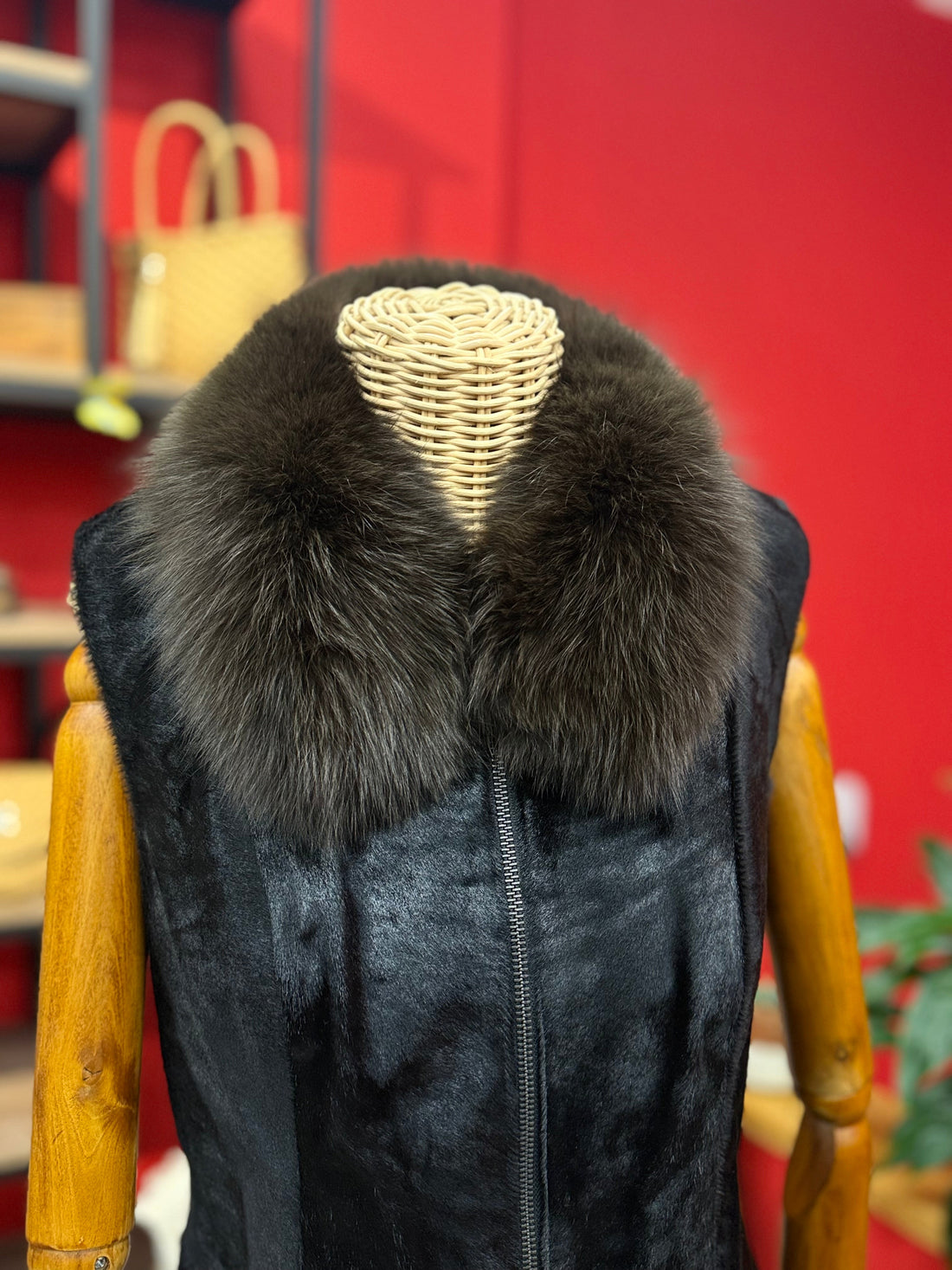 Kahverengi Kürk Detaylı Yaka Aksesuarlar butik bohem giyim – Yılday Gür Butik Üsküdar Emaar