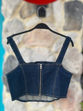 Kot Askılı Crop Top – Modern ve Şık Tasarım butik bohem giyim – Yılday Gür Butik Üsküdar Emaar