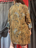 Leopar Desenli Pul İşlemeli Kadın Elbise Elbiseler butik bohem giyim – Yılday Gür Butik Üsküdar Emaar
