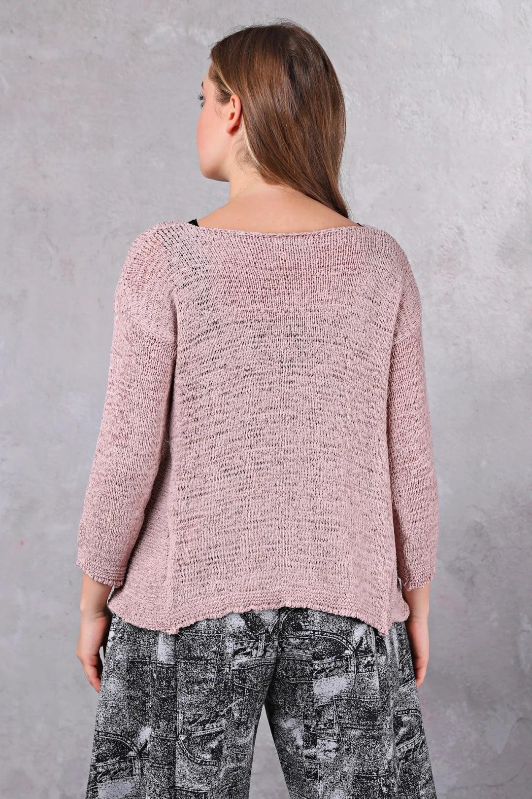 Lila Triko Örme Kazak - Yumuşak ve Şık Tasarım Giyim > Üst Giyim > Kazak & Hırka > Kazak butik bohem giyim – Yılday Gür Butik Üsküdar Emaar