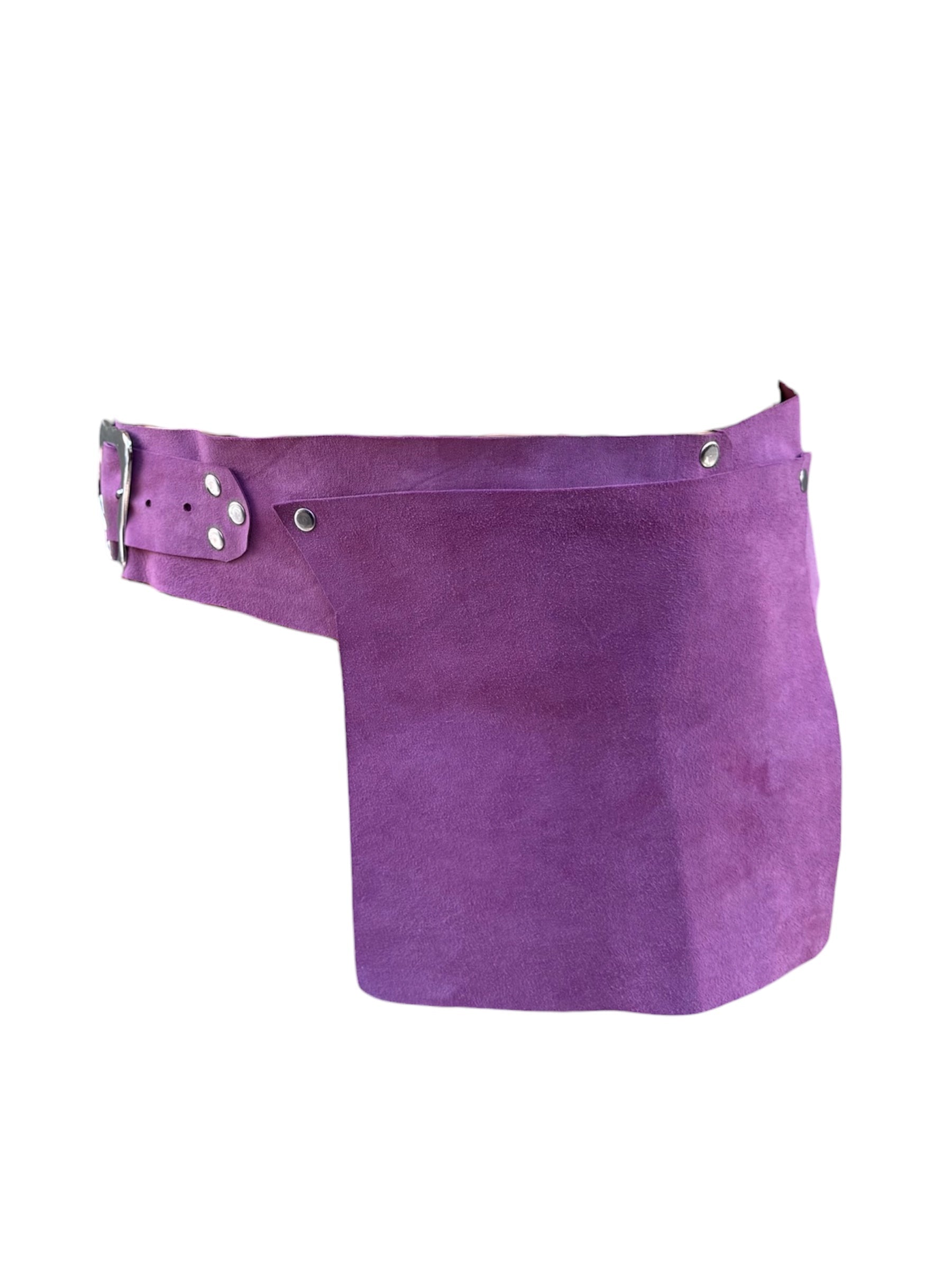 Lilac El Yapımı Nubuk Deri Tasarım Kemer – Bohem Tarz Kadın Giyim Tasarım | Yılday Gür Butik