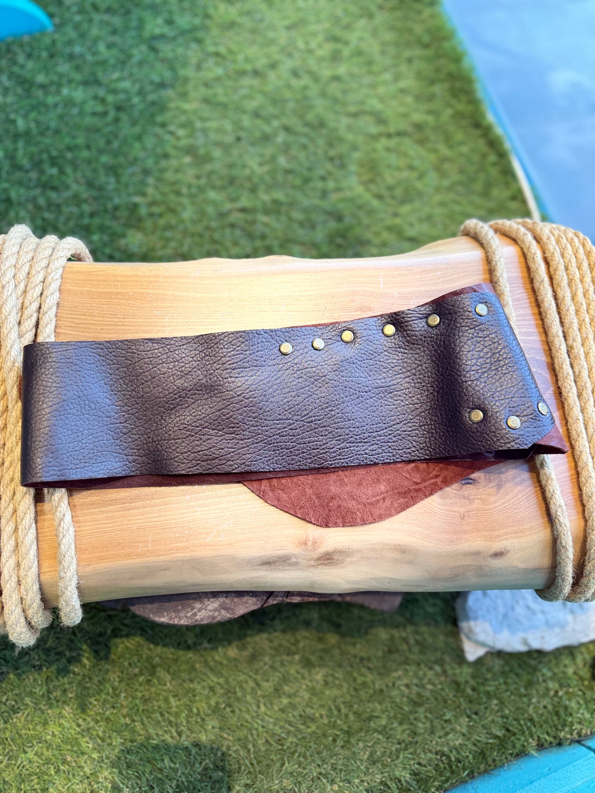 Margery El Yapımı Bohem Deri Kemer - Etnik Boho Tasarım Vintage Kadın Kemeri – Bohem Tarz Kadın Giyim Tasarım | Yılday Gür Butik