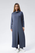 Mavi Triko Degaje Tunik - Şık ve Rahat Tasarım Giyim > Üst Giyim > Bluz & Tunik > Tunik butik bohem giyim – Yılday Gür Butik