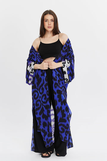 Mor Desenli Kimono Giyim > Kimono & Kaftan butik bohem giyim – Yılday Gür Butik