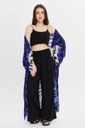 Mor Desenli Kimono Giyim > Kimono & Kaftan butik bohem giyim – Yılday Gür Butik