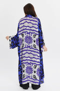 Mor Desenli Kimono Giyim > Kimono & Kaftan butik bohem giyim – Yılday Gür Butik