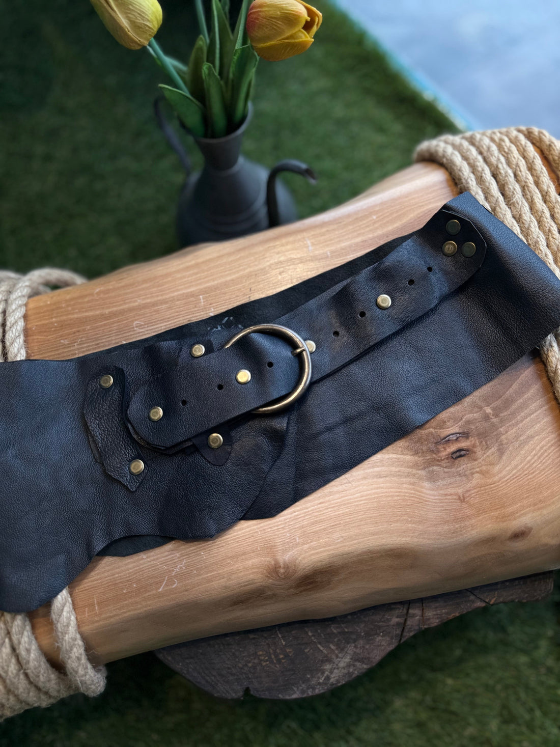 Ottilie El Yapımı Hakiki Deri Bohem Korse Kemer Aksesuar > Kemer butik bohem giyim – Yılday Gür Butik Üsküdar Emaar