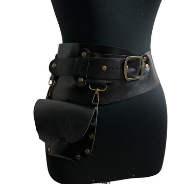 Phanter El Yapımı Cepli Deri Kemer Aksesuar > Kemer butik bohem giyim – Yılday Gür Butik Üsküdar Emaar