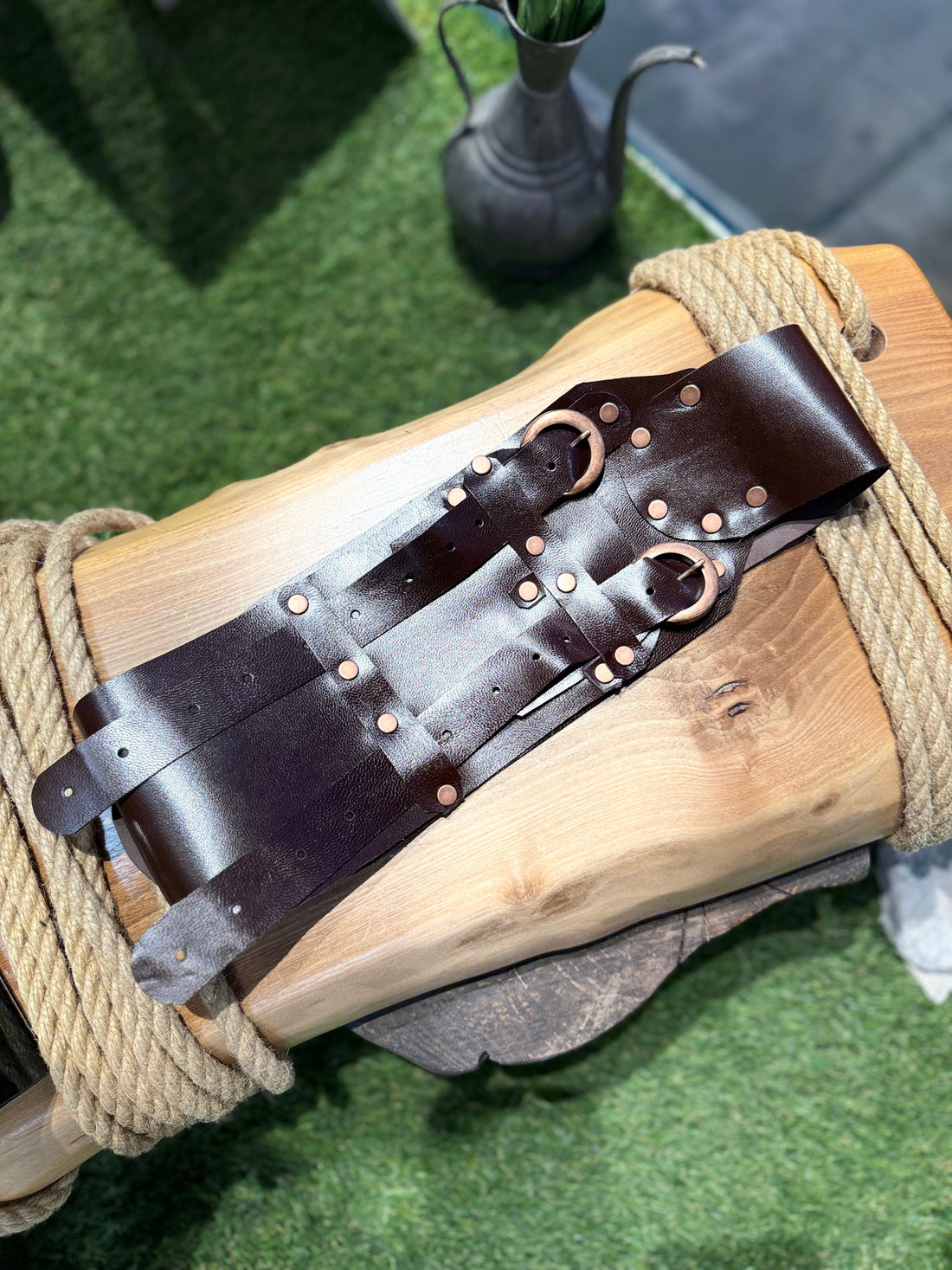 Phoebe El Yapımı Çift Kayışlı Hakiki Deri Bohem Korse Kemer Aksesuar > Kemer butik bohem giyim – Yılday Gür Butik Üsküdar Emaar