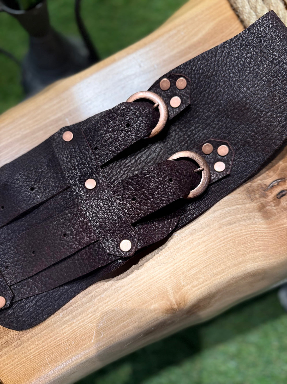 Robin Çift Kayışlı Deri Kemer Aksesuar > Kemer butik bohem giyim – Yılday Gür Butik Üsküdar Emaar