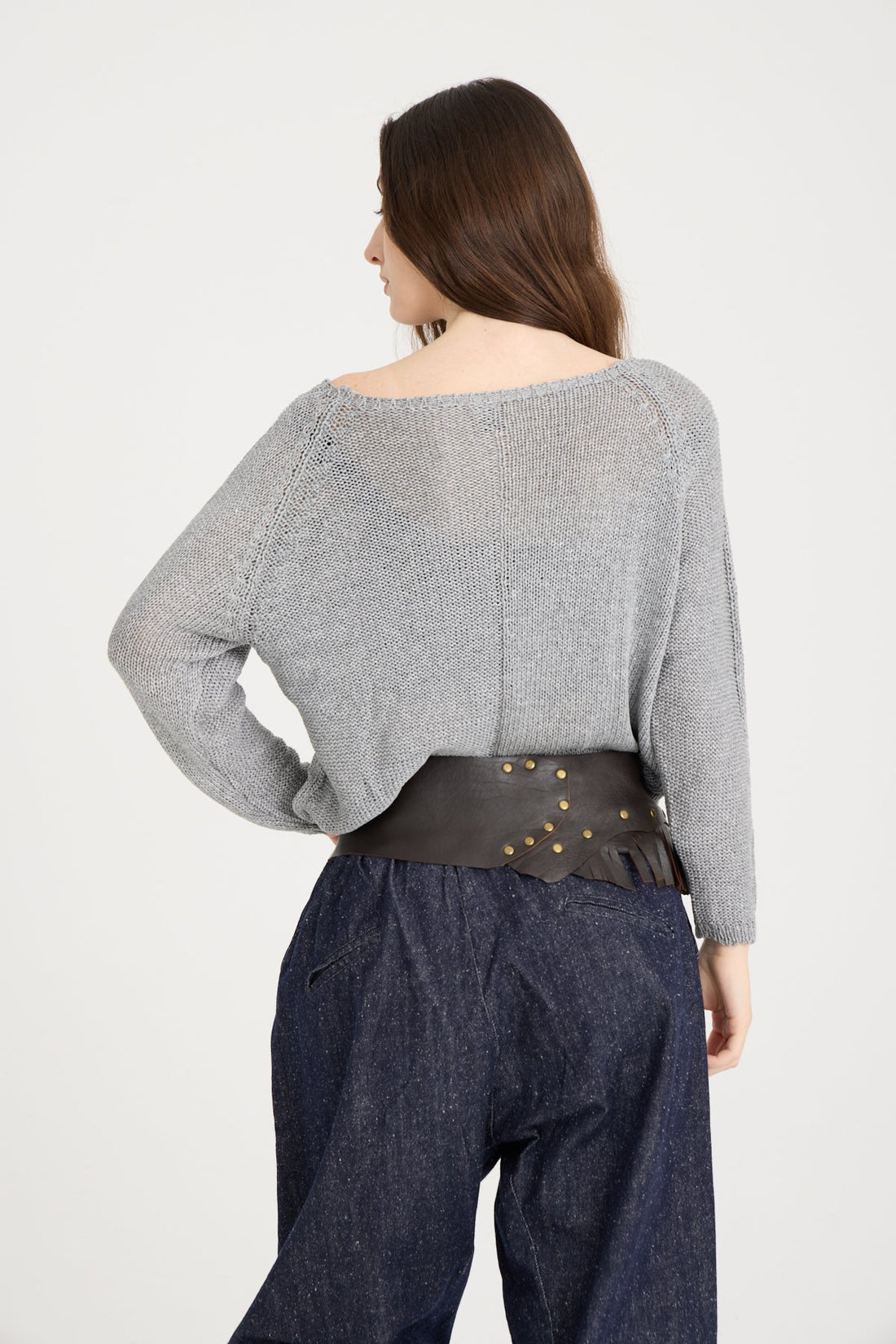 Saddlewood El Yapımı Püsküllü Deri Kemer Aksesuar > Kemer butik bohem giyim – Yılday Gür Butik Üsküdar Emaar