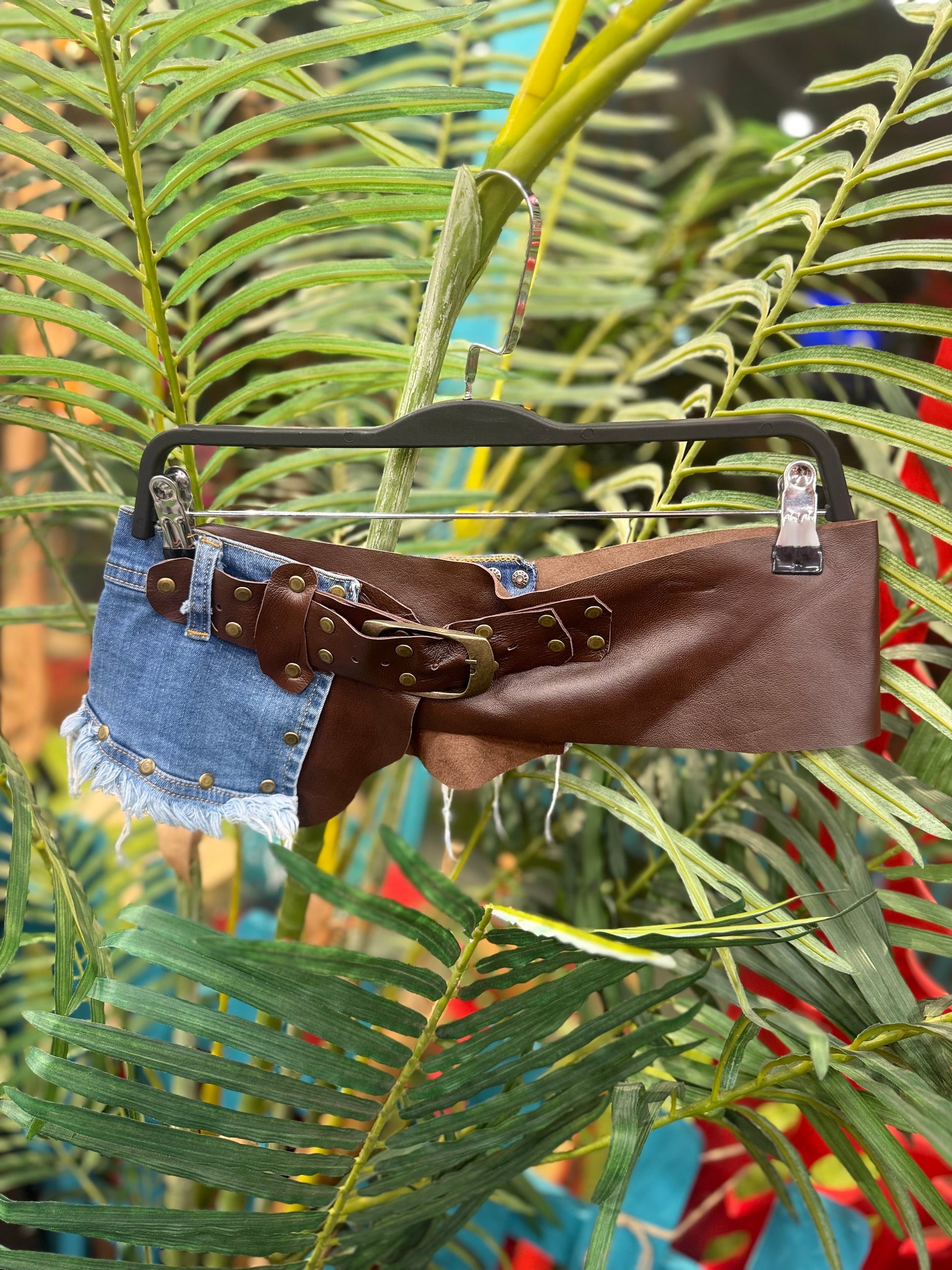 Savannah Denim Deri Kemer | Bohem El Yapımı Tasarım Aksesuar > Kemer butik bohem giyim – Yılday Gür Butik Üsküdar Emaar