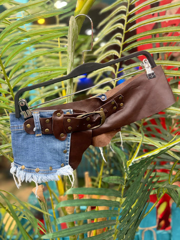 Savannah Denim Deri Kemer | Bohem El Yapımı Tasarım Aksesuar > Kemer butik bohem giyim – Yılday Gür Butik Üsküdar Emaar