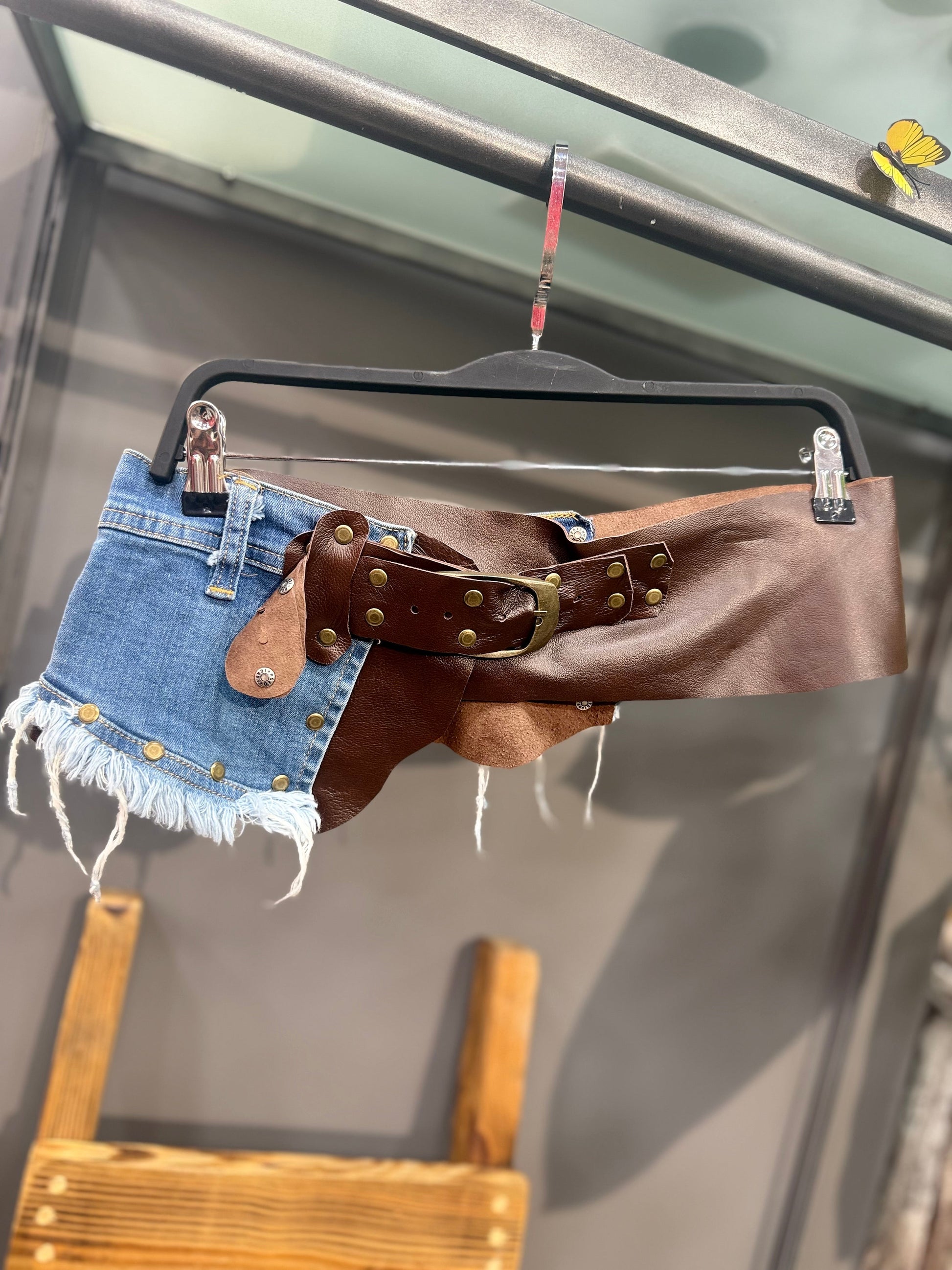Savannah Denim Deri Kemer | Bohem El Yapımı Tasarım Aksesuar > Kemer butik bohem giyim – Yılday Gür Butik Üsküdar Emaar
