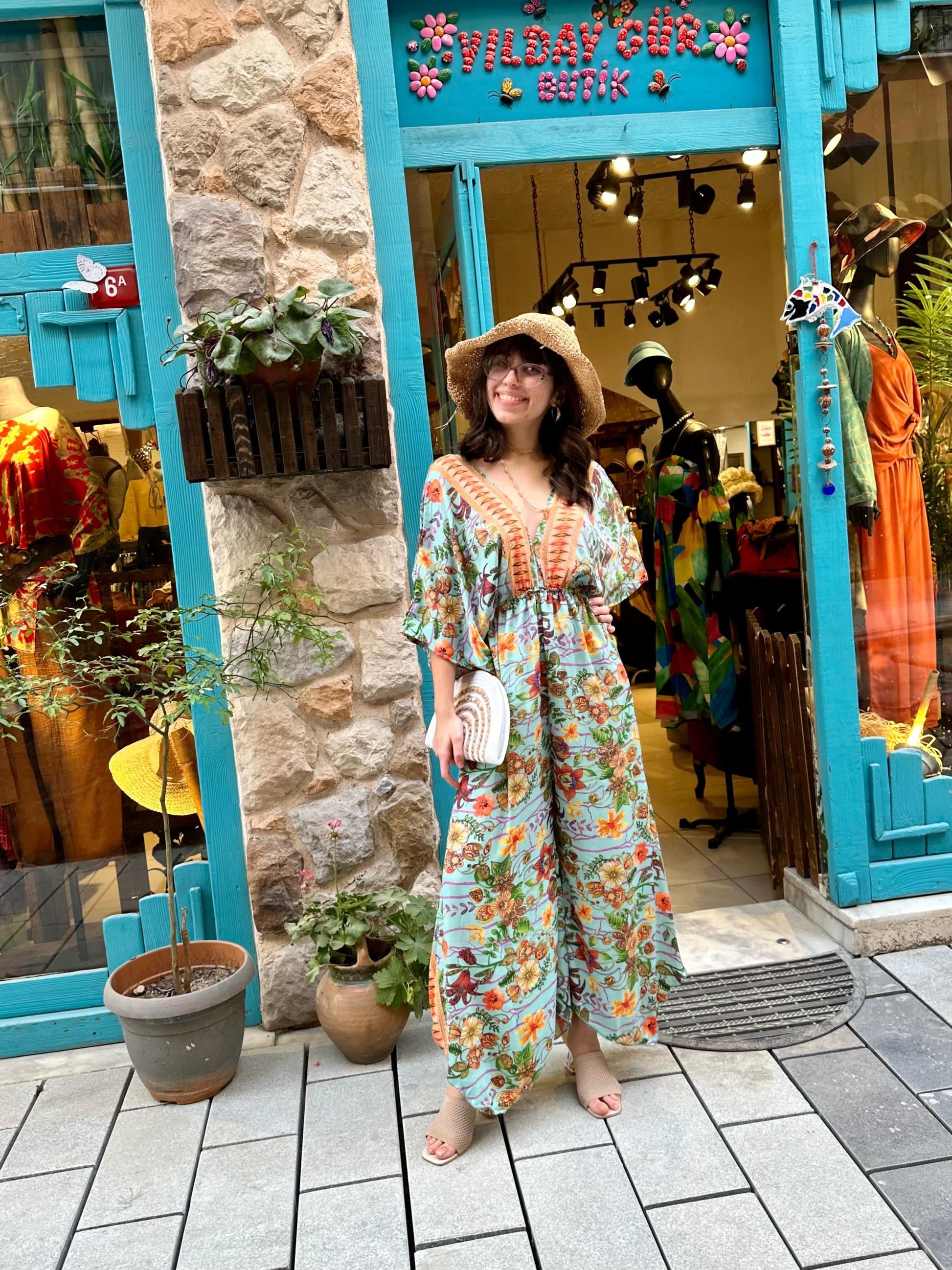 Sırt Bağlama Detaylı İpek Elbise - İthal Ürün, Zarif ve Şık Tasarım Giyim > Elbise butik bohem giyim – Yılday Gür Butik Üsküdar Emaar