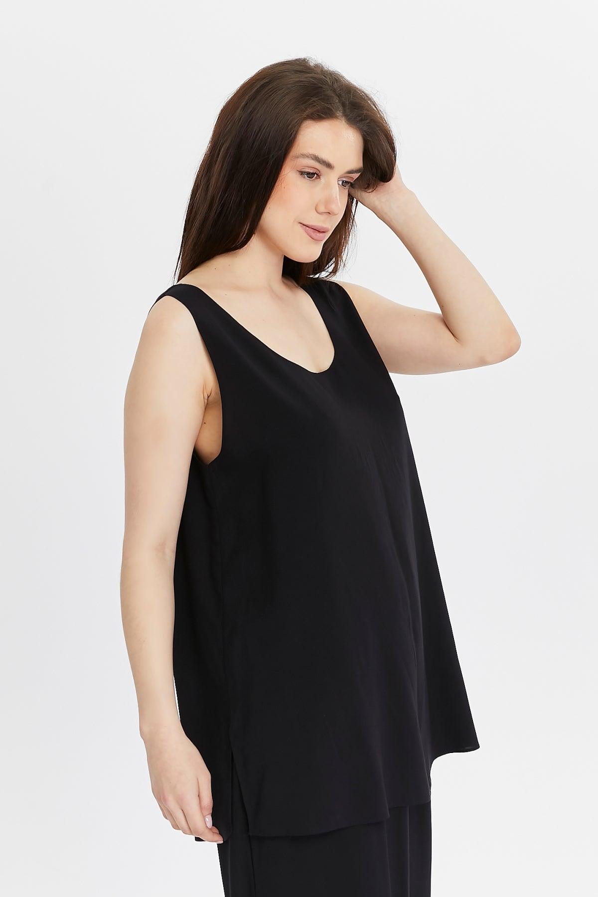 Siyah Askılı Bluz butik bohem giyim – Yılday Gür Butik Üsküdar Emaar