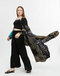 Siyah Batik Kaftan - Şık ve Rahat Tasarım butik bohem giyim – Yılday Gür Butik Üsküdar Emaar